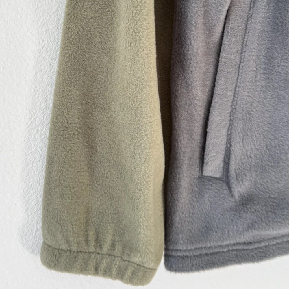 O'Neill Vantage SuperFleece 1/4 Zip Pullover Hoodie Green Gray Men's Medium M NW - Picture 3 of 13